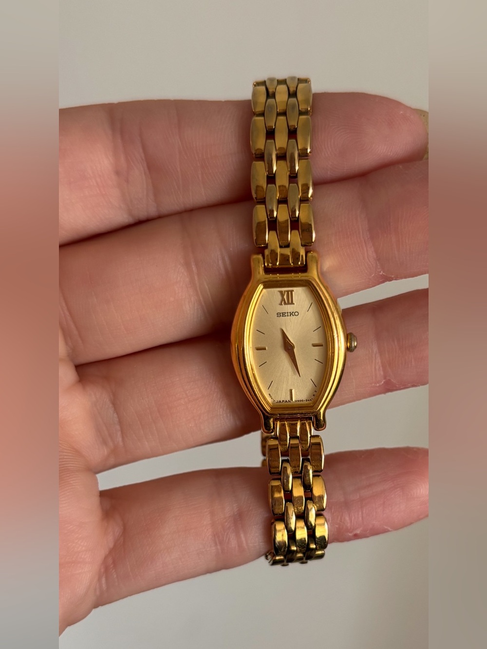Vintage Seiko gold women’s watch